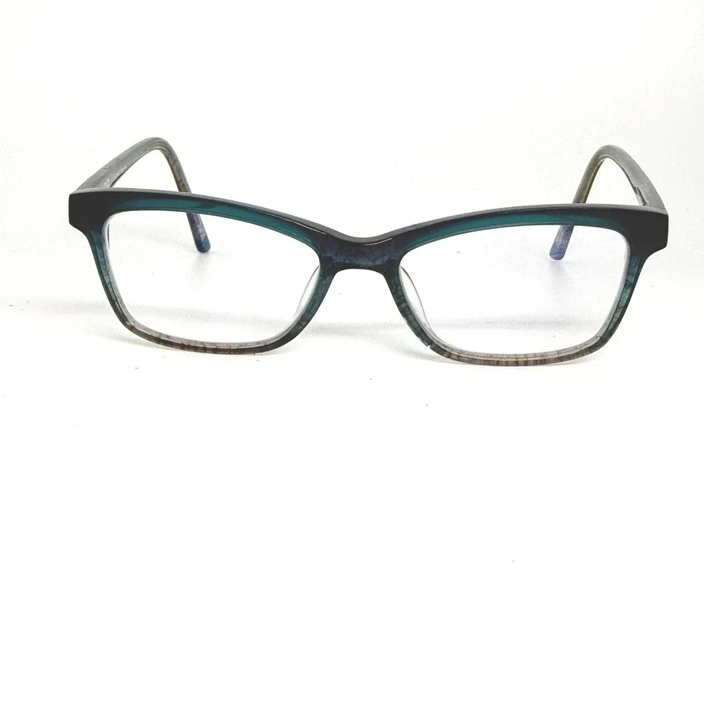 OGI Heritage 9124 Eyeglasses Frames Blue Teal‎ Marble 48-17-140 21555